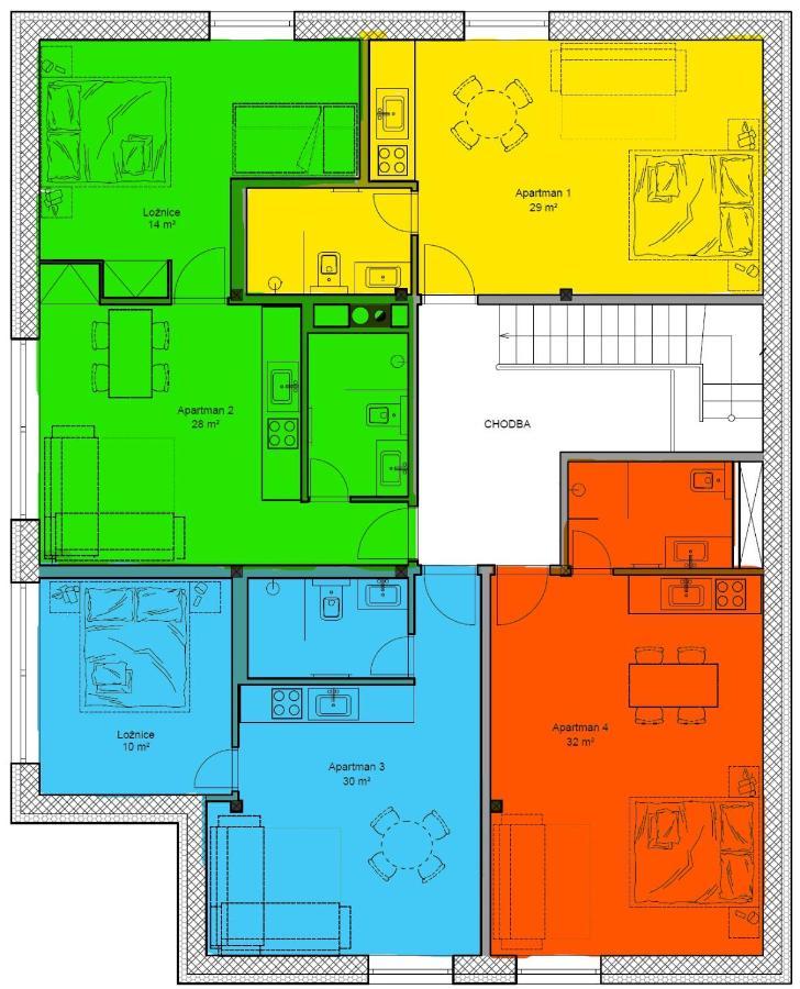 Apartmany Hacienda Boží Dar Dış mekan fotoğraf