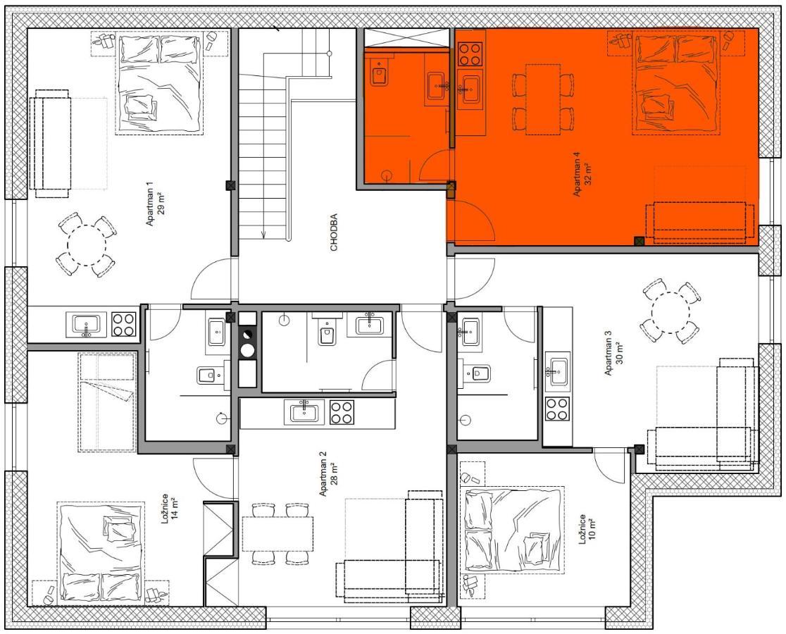 Apartmany Hacienda Boží Dar Dış mekan fotoğraf