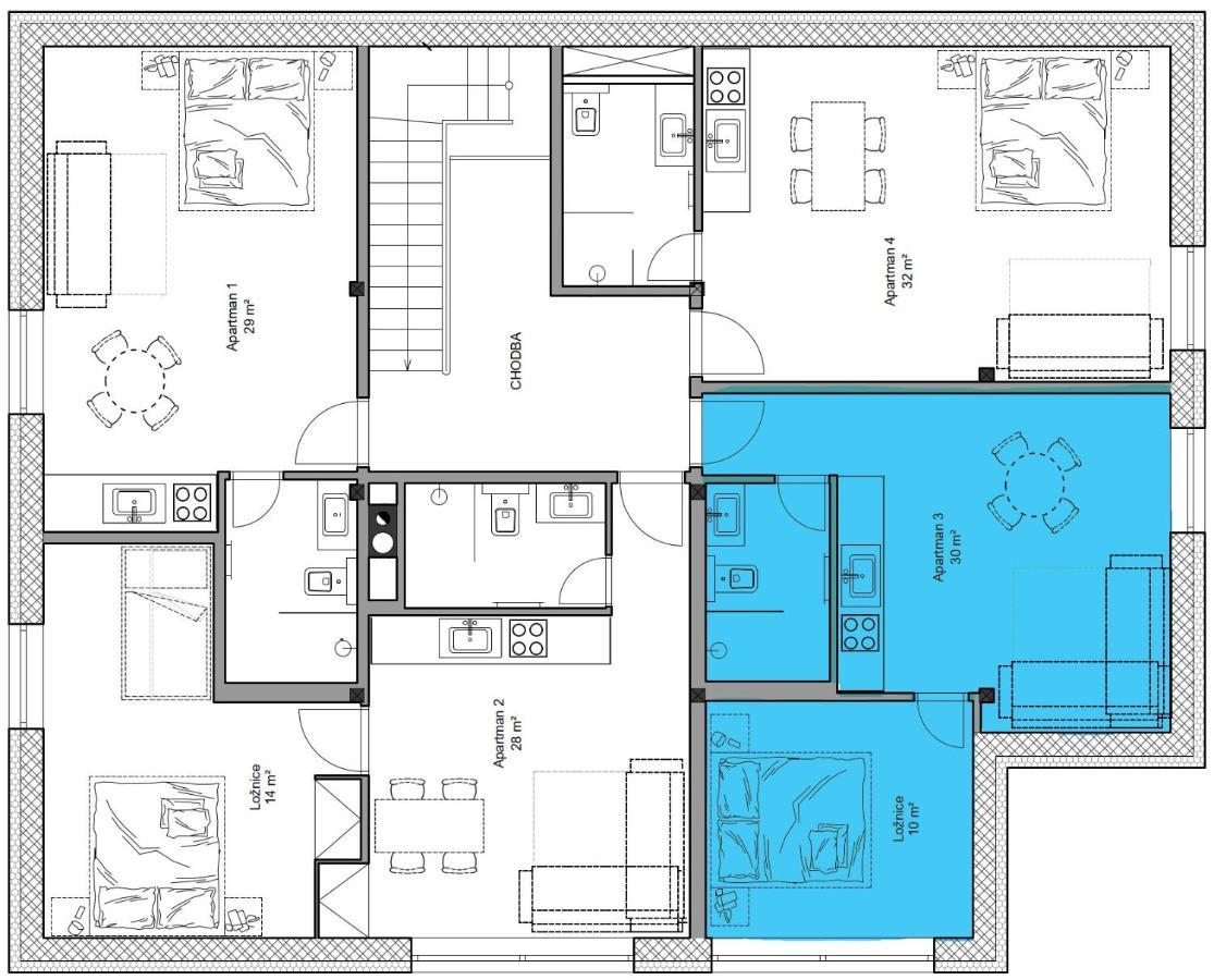 Apartmany Hacienda Boží Dar Dış mekan fotoğraf